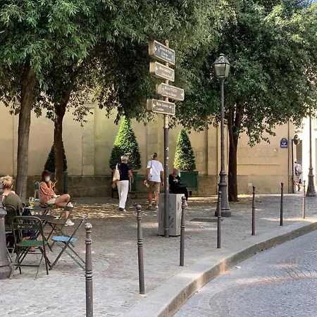 Luxury In Old Marais, 3 Bedroom Patio, Sauna, Fitness Room, Ac Apartment